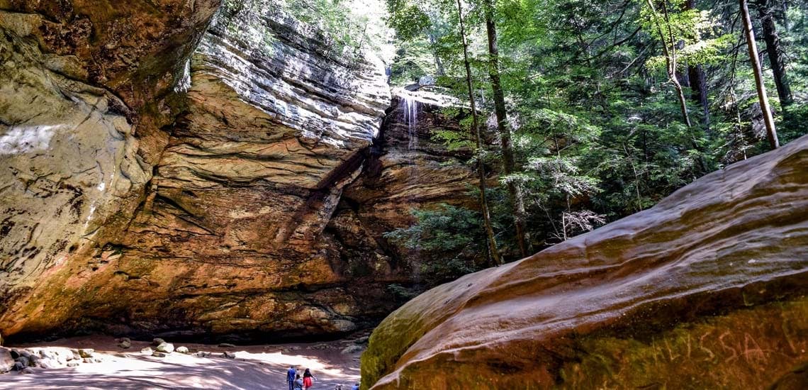 are dogs allowed at hocking hills